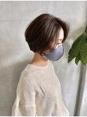 前髪なしショート抜け感ヘア[TiTi_栗林れい]