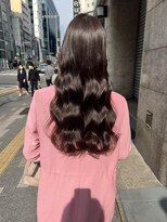 ツヤ髪ショコラブラウンカール