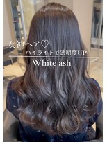 トリコ心斎橋(trico) 白髪ぼかし◎透け感◎やわらか女神カラー☆新色ホワイトアッシュ