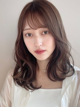 アフロート ギンザ(AFLOAT GINZA) 大人可愛い女性らしさたっぷりミディアムレイヤー 20代30代40代