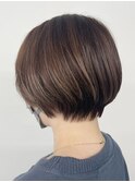 【こなれヘア】ショート×ミルクチョコレート/新越谷 南越谷