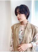 大人ハンサムショート/質感再整カラー