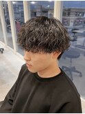 波巻きパーマ
