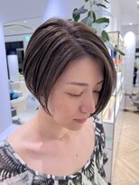 ステア ケース(stair case)&nbsp;オフィスカジュアルなオリーブグレージュ脱白髪染め30代40代50代