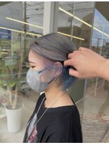 デコヘアーチーノ(DECO HAIR Ccino)&nbsp;インナーピンク～水色グラデーション