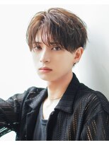 オーシャントーキョー 渋谷神南(OCEAN TOKYO) ツーブロック束感ニュアンスセンターパート