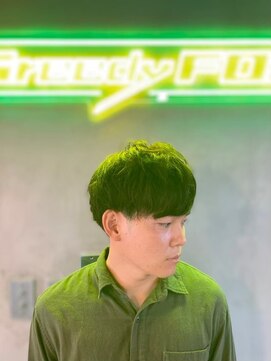 グリーディーフォックス 三軒茶屋(GreedyFOX) 波巻き/マッシュパーマ/ウルフ/ハイライト<理容室>三軒茶屋