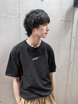 ジェノ(JENO by apish) メンズのマッシュパーマ!ウルフパーマ!波巻きパーマ!