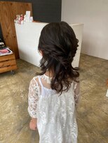 ニド(2do)&nbsp;キッズのお呼ばれハーフアップ