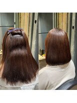 エノア 表参道(ENORE)&nbsp;乾かしただけでサラ艶にまとまる弱酸性縮毛矯正(神部)