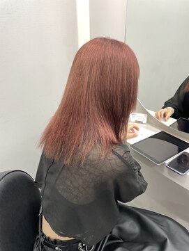 天神美容室 ブリーチカラー×髪質改善×セミロング