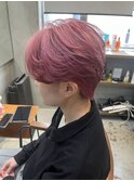 ブリーチ2回ハイトーンピンク　edge.下北沢