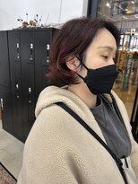 リンダ(LINDA)&nbsp;ハイライト/デザインカラー/レッドハイライト[札幌美容室LINDA]