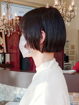 ヘアモード カクテル 大人可愛い20代30代40代ミニボブスタイル【ニシヤマ　ミホ】