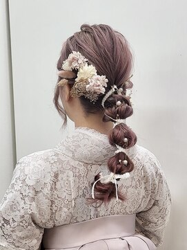 ヘアデザインロアール 元町店(Hair Design LOIRE) 卒業式×編みおろし