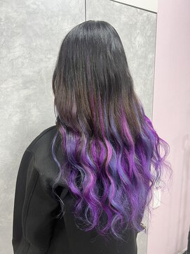 ガルボヘアー 名古屋栄店(garbo hair) #プルエクステ#ラベンダーカラー#名古屋エクステ#エクステ
