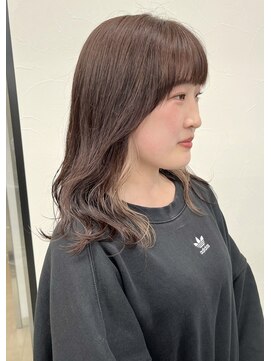 ソソ(soso) 【soso 伊勢田】イヤリングカラー×ベージュ【横浜/ブリーチ】