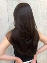 サイン 表参道(SIGN) 韓国ヘアグレージュカラーブリーチ無し髪質改善イヤリングカラー