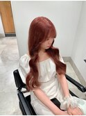 コーラルベージュ ダブルカラー ケアブリーチ <渋谷/渋谷駅>