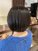 ヘアリゾート粋 ティガ 池袋店(tiga)&nbsp;ナチュラルショートボブ/髪質改善/艶髪