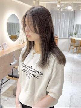 テトラ バイ ネオリーブ 横浜西口店(tetra by neolive) レイヤーカット　透明感ブラウン　ブリーチなし　横浜