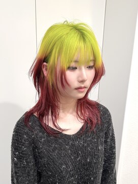 ノブレス(NOBLESSE) ロングウルフ×ルーツカラー