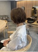 ミニボブxパーマでカッコ良い　　村田