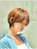 明るめショートボブ