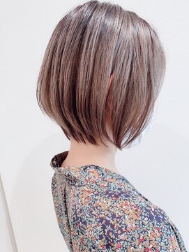 セイドット リー(Say. Ree) Say.ショートボブブルーカラー地毛風ストレートミニウルフ表参道