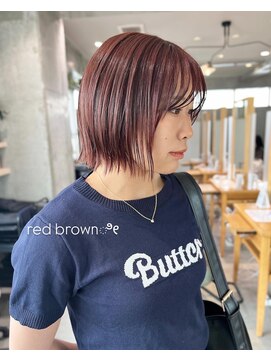 ゼストプラス(ZEST plus) ボルドーカラー×ボブカット♪【Luna】