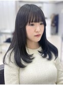 熊本 透明感カラー 韓国風スタイル Una Yumika