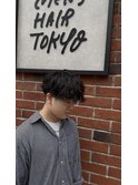 MEN'S HAIR/シャドウパーマ/コンマヘア/ツーブロックマッシュ