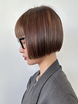 ビュートリアム265(BEAUTRIUM 265) ★夏の細めハイライトミニボブ/切りっぱなしボブ/銀座有楽町20代