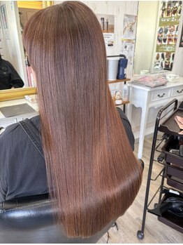 ヘアーメイクリベール(Hair make Riveal)の写真/【北広島/駐車場有】薬剤にこだわり"髪と身体に優しいサロン"大人女性の髪に対するお悩みを解消致します♪