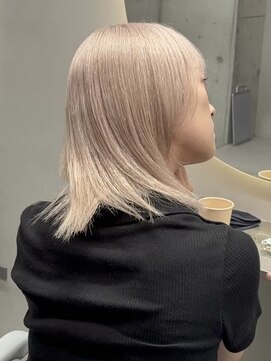 ソル ジングウマエ(SOL JINGUMAE) 表参道ミルクティーベージュヘーゼルベージュケアブリーチ30代◆