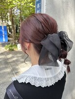 シュガー ヘアアンドネイル 仙台(SUGAR)&nbsp;【ブリーチなしWカラー】チェリーピンク♪