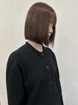 ストレートパーマ/ボブ