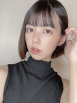 ダリア(Dahlia)&nbsp;シースルーバング×タイトボブ