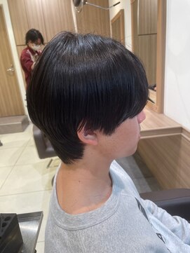 アッシュ 等々力店(Ash) men'sマッシュウルフ縮毛矯正