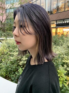 パープル 自由が丘(purple) 小顔に見えるヘア/ラベンダーアッシュ/グレージュ［自由が丘駅］