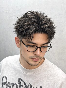 メンズ ラピス(Men's Lapis) 大人パーマ 縦落ちツイスパ