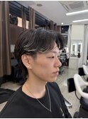 毛流れセンターパート