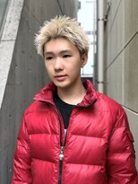 ビンゴ(BINGO)&nbsp;ホワイトブロンドスパイキーショート