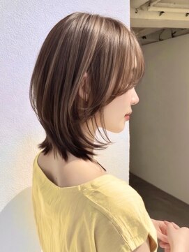 トーン 上大岡(tone.) レイヤーショート”レイヤーカット*髪質改善*透明感ベージュ