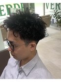 ソフトツイスト×スパイキーショート