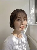 グレイカラー/ショートボブ/白髪ぼかし/九品仏/九品仏駅