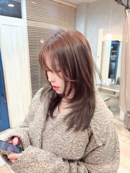 リープアルケー ヘアアンドヘッドスパ 錦糸町北口店(leap arche Hair&head spa)の写真/内側から補修するトリートメントで毛先までまとまる艶髪◎カラーも思いきり楽しめる♪【髪質改善/錦糸町】