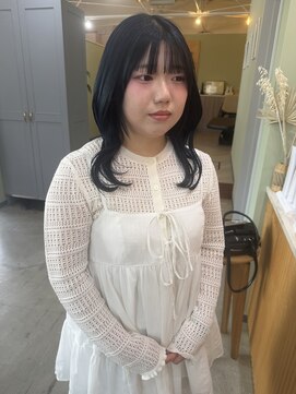 キュオンシア(CUEON. ciea) blueblack