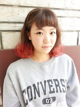 フェリシータ 緑地公園店(felicita) スパイス効果!!グラデーションカラーで魅せるナチュラルボブ☆