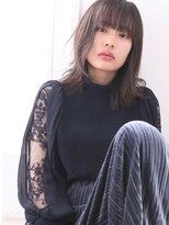 ビグディーサロン(BIGOUDI SALON) ダブルフェイスカラー×切りっぱなしミディ